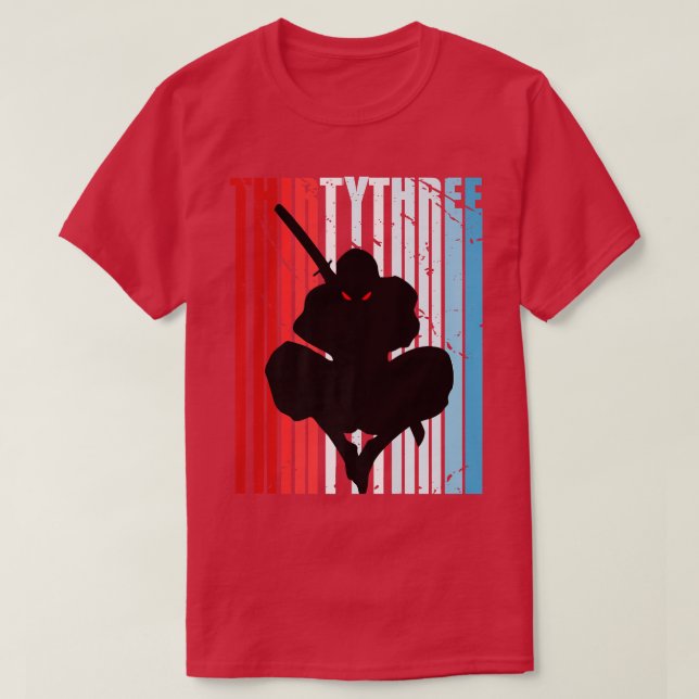 Mens Retro 33rd Birthday for Ninja Men Samurai Wea T-Shirt (Design Front)