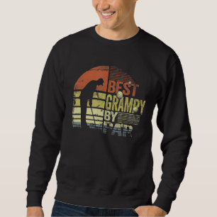 Mens Retro Best Grampy By Par  Golf Player Papa Sweatshirt