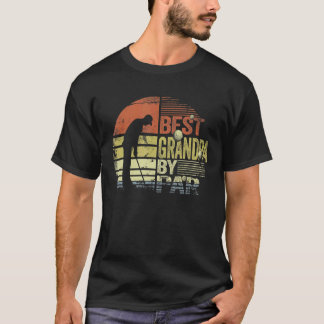 Mens Retro Best Grandpa By Par  Golf Player Papa T-Shirt