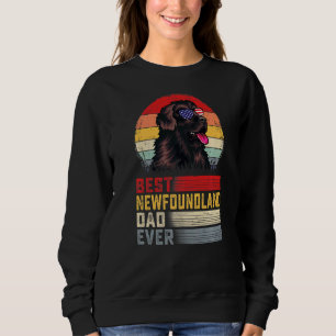 Mens Retro Best Newfoundland Dad Ever Father's Day Sweatshirt