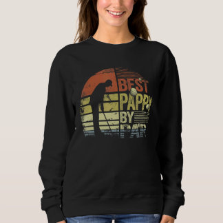 Mens Retro Best Pappy By Par Golf Player Papa Sweatshirt