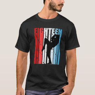 Mens Retro Boys Kickboxing 18Th Birthday Kickboxer T-Shirt