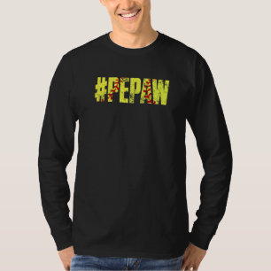 Mens Retro Fathers Day Men Softball Pepaw Softball T-Shirt