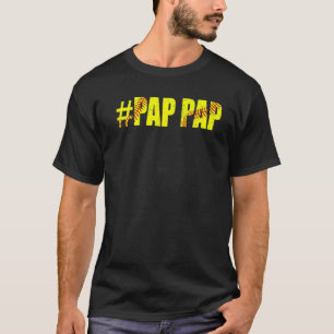 Mens Retro Father's Day Softball Pap Pap Softball T-Shirt