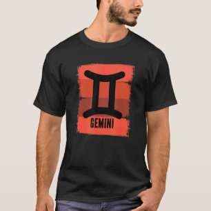 Mens Retro Gemini Season June Birthday May King Zo T-Shirt