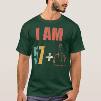 Mens Retro I'm 58 Birthday King for Father's Day,  T-Shirt