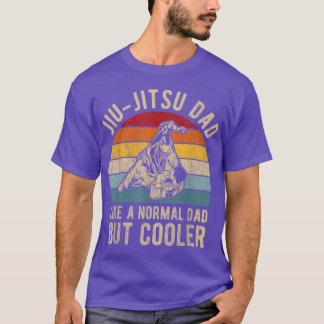 Mens Retro JiuJitsu Dad BJJ Men Father Vintage fri T-Shirt