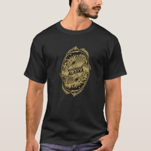 Mens Retro Ketchikan Alaska Salmon Fishing Premium T-Shirt