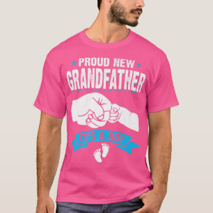 Mens Retro Men Proud New Grandfather It's A Boy Ge T-Shirt