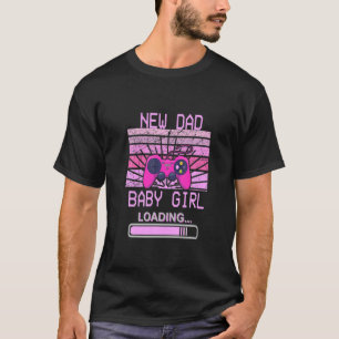 Mens Retro New Gamer Gaming Dad New Baby Loading 2 T-Shirt