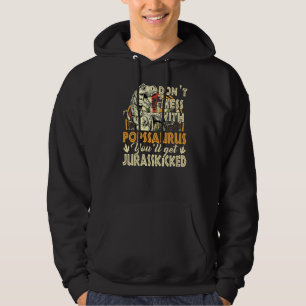 Mens Retro Pops Rex Saurus Father's Day Christmas  Hoodie