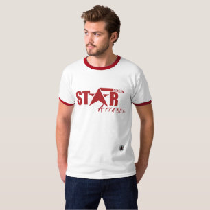 Men's Retro Star Status Apparel Ringer T-Shirt