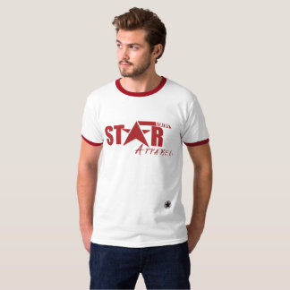 Men's Retro Star Status Apparel Ringer T-Shirt