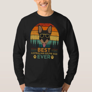 Mens Retro Style Best Australian Kelpie Dad Ever F T-Shirt