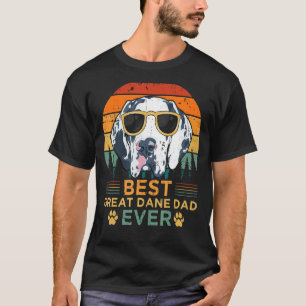 Mens Retro Style Best Great Dane Dad Ever Father's T-Shirt