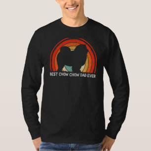 Mens Retro Style Vintage Best Chow Chow Dad Ever F T-Shirt
