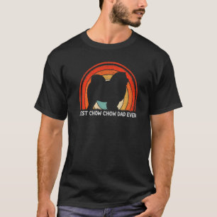 Mens Retro Style Vintage Best Chow Chow Dad Ever F T-Shirt