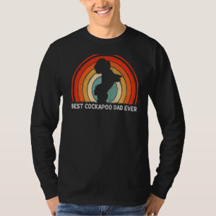 Mens Retro Style Vintage Best Cockapoo Dad Ever Fa T-Shirt