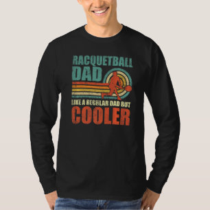 Mens Retro Style Vintage Racquetball Dad Father's T-Shirt