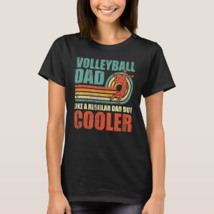 Mens Retro Style Vintage Volleyball Dad Father's D T-Shirt