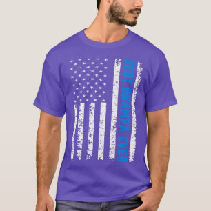 Mens Retro US Best Grampa Ever 4th Of July Father' T-Shirt