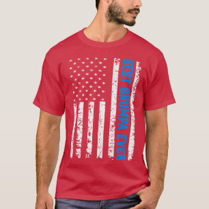 Mens Retro US Best Grumpa Ever 4th Of July Father' T-Shirt