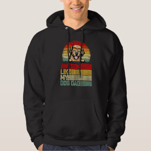 Mens Retro Vintage Awesome Like My Golden Retrieve Hoodie