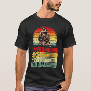 Mens Retro Vintage Awesome Like My Poodle Dog Dad T-Shirt