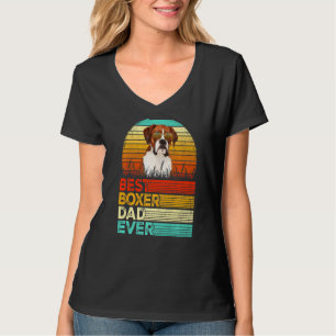 Mens Retro Vintage Best Boxer Dad Ever Fathers Day T-Shirt