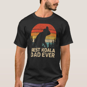 Mens Retro Vintage Best Koala Dad Ever Father's Da T-Shirt