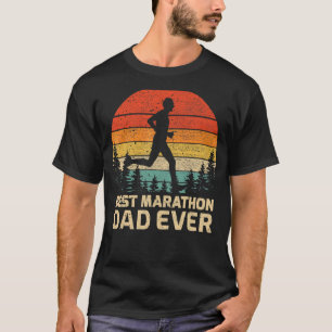 Mens Retro Vintage Best Marathon Dad Ever Father's T-Shirt
