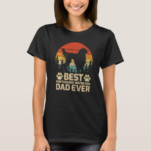 Mens Retro Vintage Best Portuguese Dad Ever Father T-Shirt