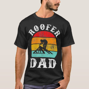 Mens Retro Vintage Roofer Dad Fathers Day Gift T-Shirt