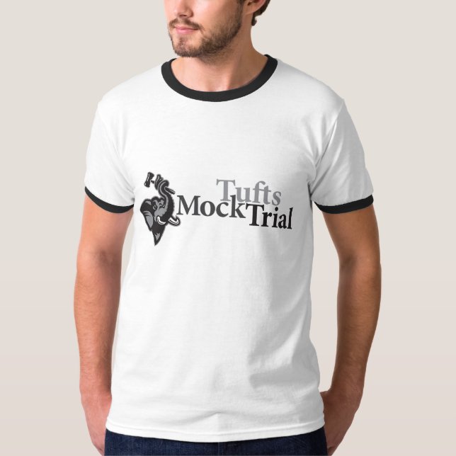 Men's Ringed T-shirt Design 1 (Front)