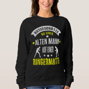 Mens Ringer Ring Motif Ring Mat Idea 1 Sweatshirt