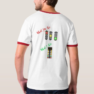 Men's Ringer Shirt - Drag Racing