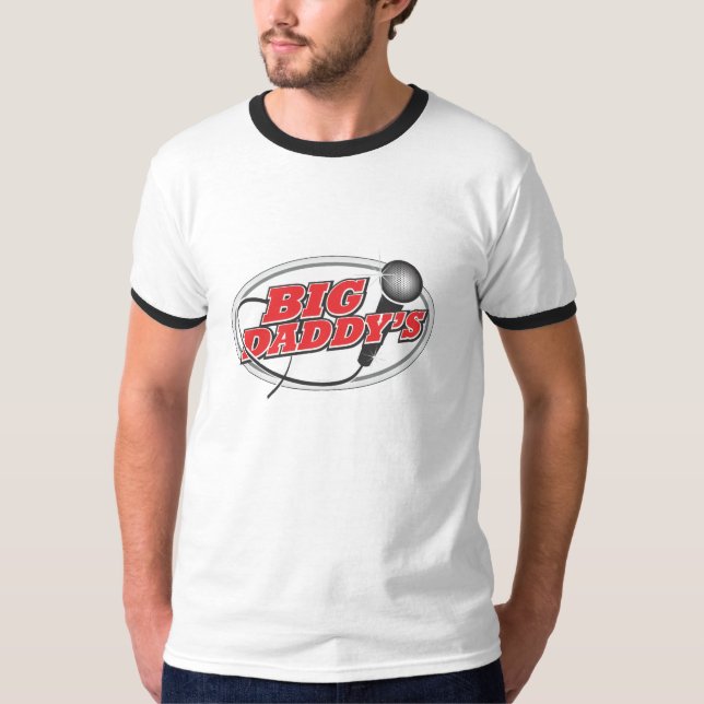 Men's Ringer Tee - Blk (Front)