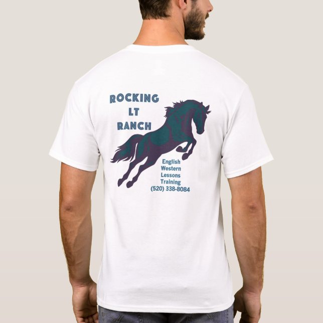 Men's RLTR(jumping horse) shirt (Back)