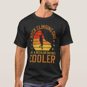 Mens Rock Climbing Dad Bouldering Rock Boulder Cli T-Shirt