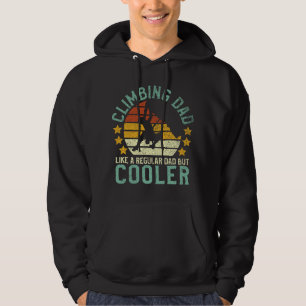 Mens Rock Climbing Dad Hoodie
