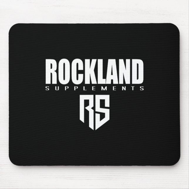 Mens Rockland Supplements Gym Fitness Workout Body Mouse Mat (Front)