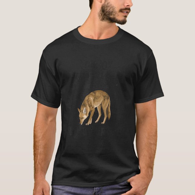 Mens Romantic Walks through Upland Areas for Coyot T-Shirt (Front)