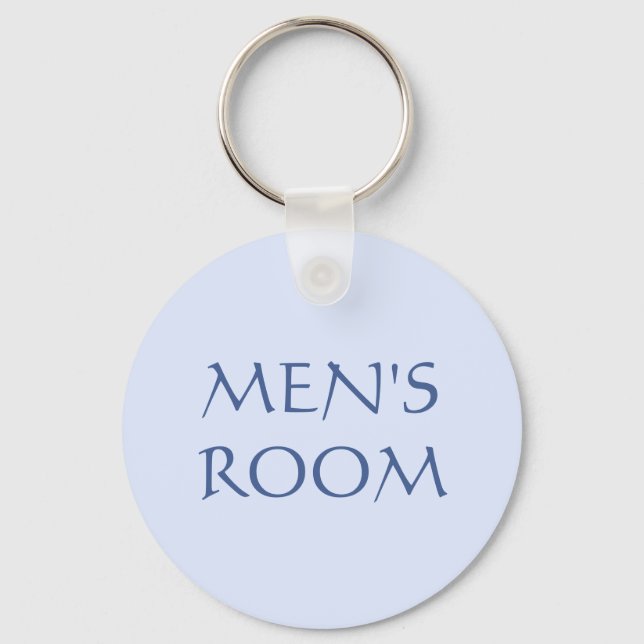Men's room/toilet keychain (Front)