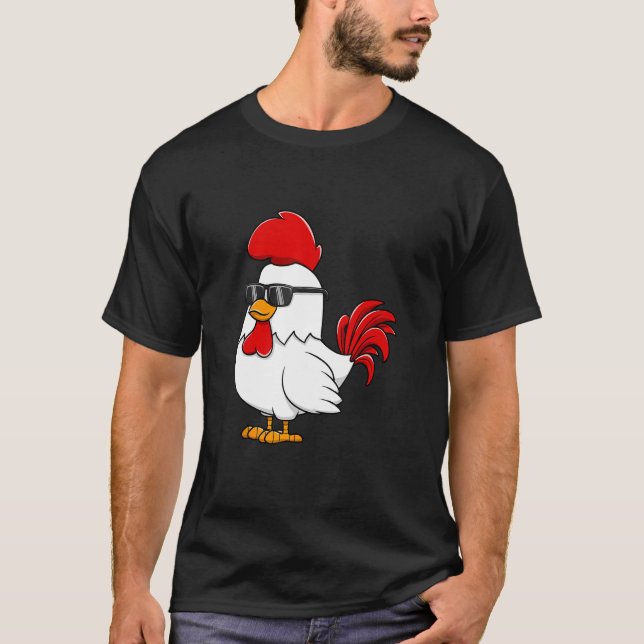 Mens Rooster T-Shirt (Front)