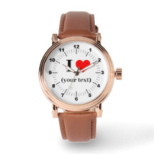 Men's Rose Gold Vintage- Custom I Heart