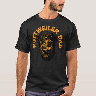 Mens Rottweiler Rottie Dad Daddy Father T-Shirt