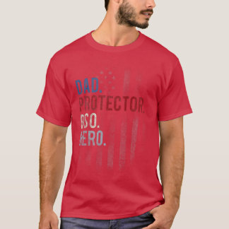 Mens RSO Dad Men's Hero Protector Father's Day  T-Shirt