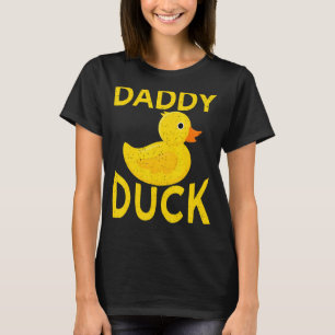Mens Rubber Duckling Ducks  Dad  Daddy Duck Father T-Shirt