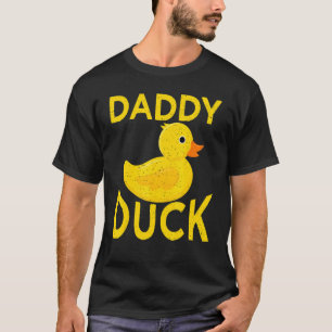 Mens Rubber Duckling Ducks  Dad  Daddy Duck Father T-Shirt