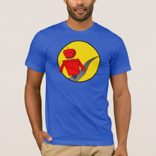 Men's Runaway Robot T-Shirt (DarkColour)